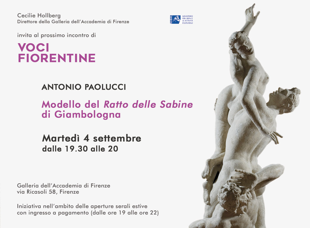 Voci Fiorentine - Antonio Paolucci - Modello Ratto delle Sabine Giambologna